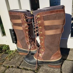 SOREL Conquest Carly II boots British Tan Size 11